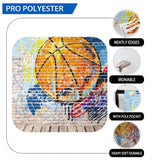 Allenjoy Graffiti Basketball  Brick Walls Wood Floor Backdrop - Allenjoystudio