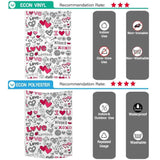 Allenjoy Graffiti Valentine Love Drawing Painted Backdrop - Allenjoystudio