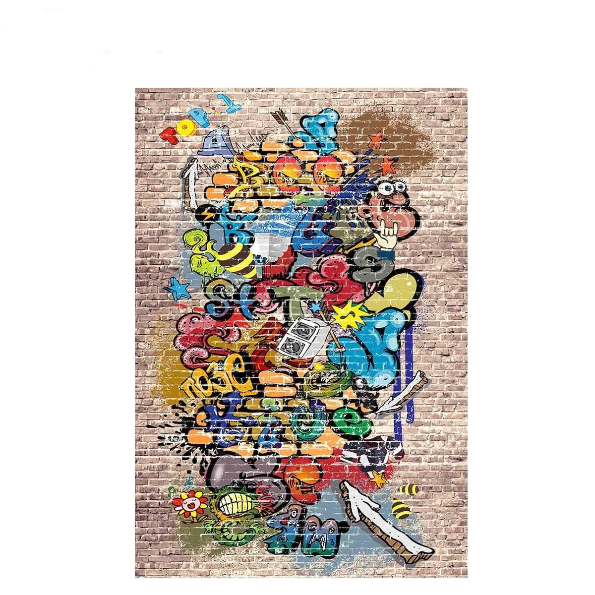 Allenjoy Graffiti Wall Photographic Cool Background for Photo Shoot Photocall Studio - Allenjoystudio