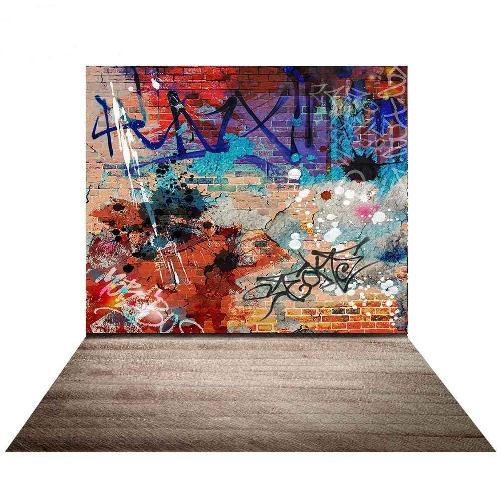 Allenjoy Graffiti Wall Street Backdrop Photography Backgrounds Fantasy Backdrops - Allenjoystudio