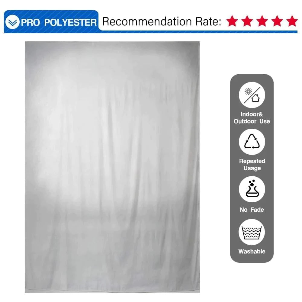 Allenjoy Gray White Old Master Backdrop - Allenjoystudio