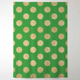 Allenjoy Green Backdrop for Photographic Studio  Golden Sequin Dots - Allenjoystudio