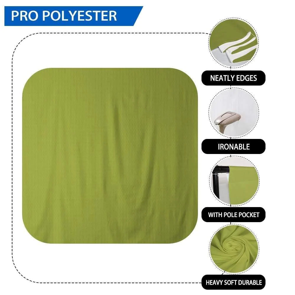 Allenjoy Olive Green Solid Pure Photography Portrait Background - Allenjoystudio