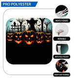 Allenjoy Halloween Pumpkin Lantern Scarecrow Bats Raven Night Moon Backdrop - Allenjoystudio