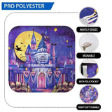 Allenjoy Halloween Castle  Backdrop Hand-Painted Pumkin for Children Birthday - Allenjoystudio