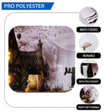 Allenjoy Halloween Scarecrow Pumpkin Haunted House Moon Backdrop - Allenjoystudio