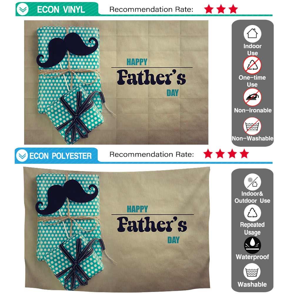Allenjoy Happy Father's Day Gifts Box Kraft Paper Backdrop - Allenjoystudio