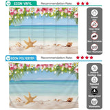 Allenjoy Hawaii Summer Tropical Beach Luau Backdrop - Allenjoystudio