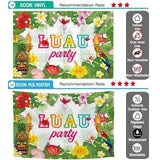 Allenjoy Hawaiian Flower Palm Leaf Aloha Luau Party Backdrop - Allenjoystudio