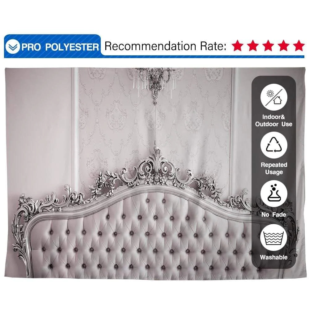 Allenjoy Taro purple  Headboard Boudoir Backdrop - Allenjoystudio