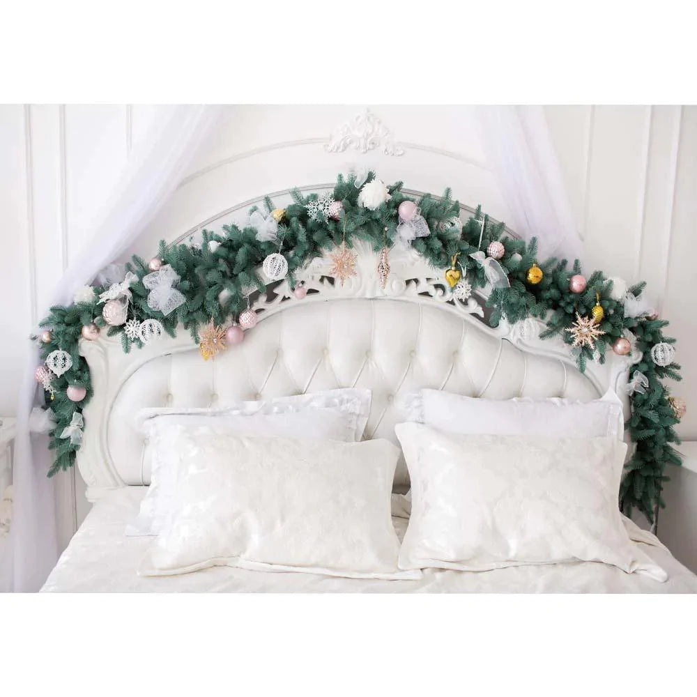 Allenjoy Headboard Background for Christmas Family Photography - Allenjoystudio