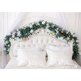 Allenjoy Headboard Background for Christmas Family Photography - Allenjoystudio