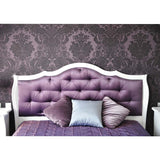 Allenjoy Headboard Luxury Purple  Damask Backdrop for Photography