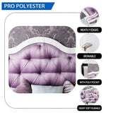 Allenjoy Headboard Luxury Purple  Damask Backdrop for Photography - Allenjoystudio
