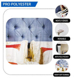 Allenjoy Gorgeous Blue Headboard Bedroom Backdrop - Allenjoystudio