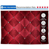 Allenjoy Dark Red Cotton Headboards Backdrop for Portrait Photography - Allenjoystudio
