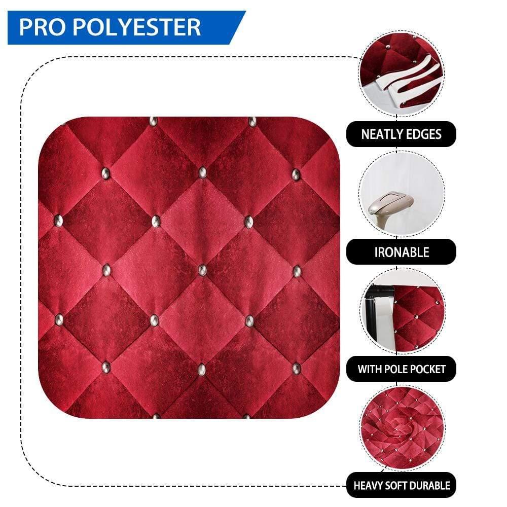 Allenjoy Dark Red Cotton Headboards Backdrop for Portrait Photography - Allenjoystudio