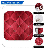 Allenjoy Dark Red Cotton Headboards Backdrop for Portrait Photography - Allenjoystudio