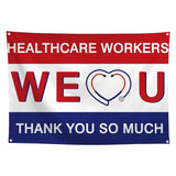 Allenjoy Healthcare Workers Heroes Garden Sign Banners Thank You Essential Employees & First Responders - Allenjoystudio
