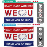 Allenjoy Healthcare Workers Heroes Garden Sign Banners Thank You Essential Employees & First Responders - Allenjoystudio
