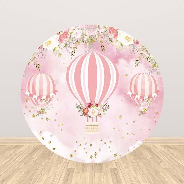 Allenjoy Hot Airballoon Round Backdrop for Newborn - Allenjoystudio