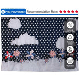 Allenjoy Independence Day Cute Dots Cloud Designed by Panida Phillips - Allenjoystudio