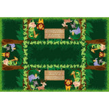Allenjoy Jungle Forest Animal Backdrop Tablecloth for Birthday Party - Allenjoystudio