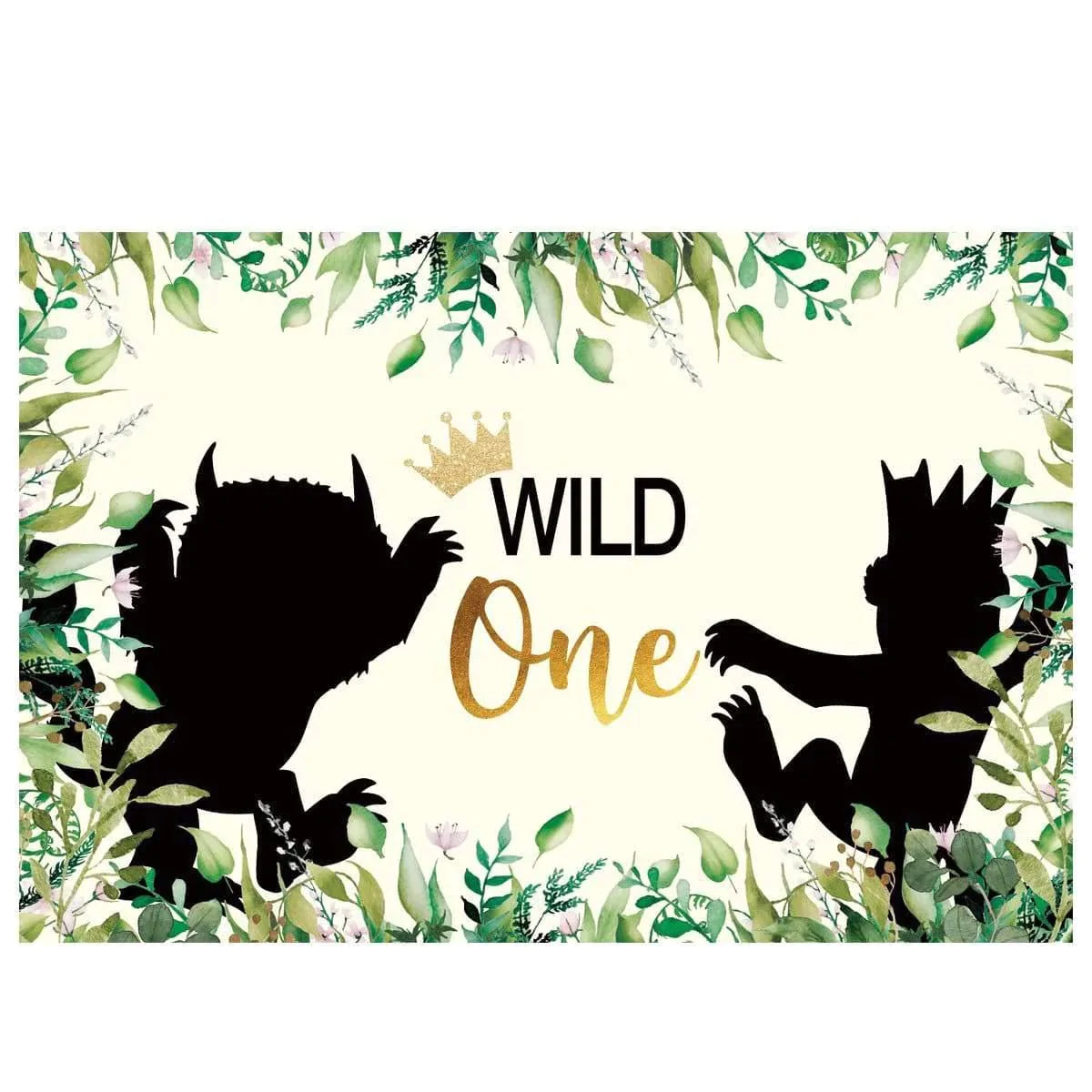 Allenjoy Jungle Safari Wild One 1st Birthday Backdrop - Allenjoystudio