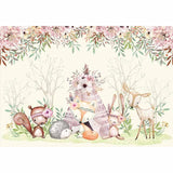 Allenjoy Jungle Wild Tent in Forest Backdrop for Girls