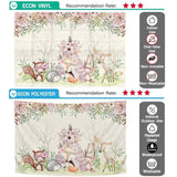 Allenjoy Jungle Wild Tent in Forest Backdrop for Girls - Allenjoystudio