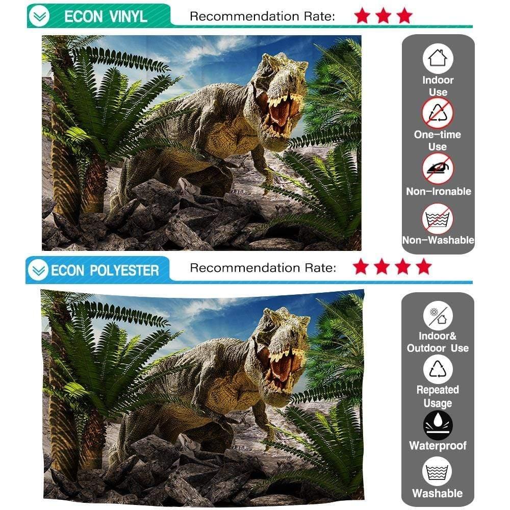 Allenjoy Jurassic Giant Dinosaur Backdrop for Birthday Party - Allenjoystudio