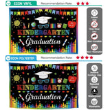 Allenjoy Kindergarden Black Graduation Backdrop for Kids - Allenjoystudio