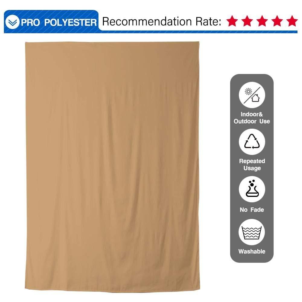 Allenjoy Light Brown Solid Photography Backdrop - Allenjoystudio