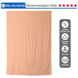 Allenjoy Light Orange Solid Fabric Photography Backdrop - Allenjoystudio