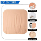Allenjoy Light Orange Solid Fabric Photography Backdrop - Allenjoystudio