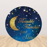 Allenjoy Little Star Round Backdrop for Baby Shower