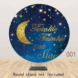 Allenjoy Little Star Round Backdrop for Baby Shower - Allenjoystudio