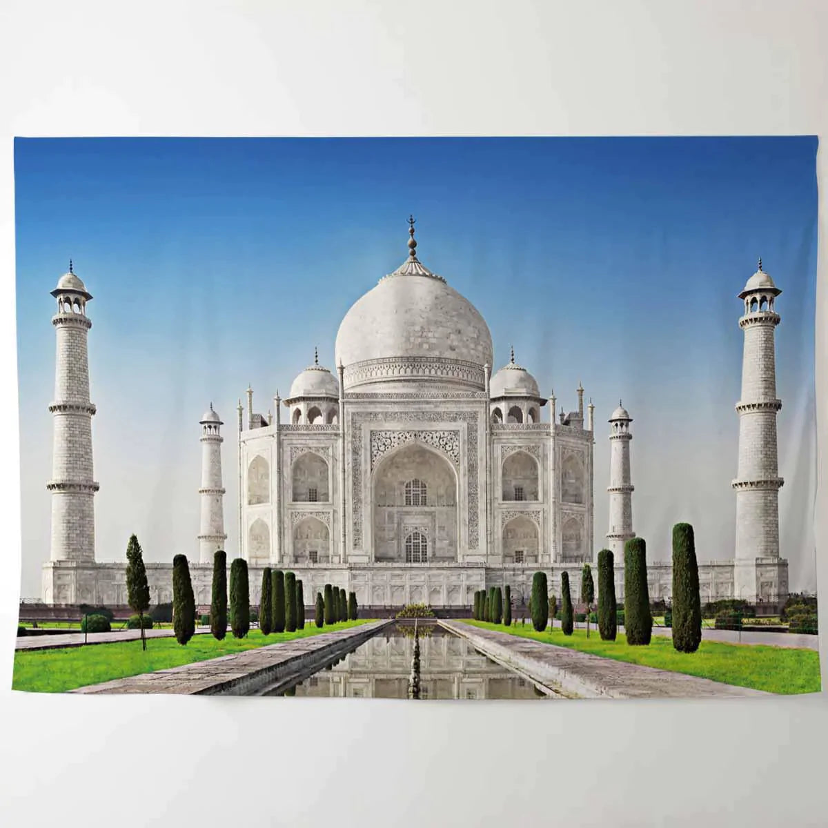 Allenjoy Locations Backdrop Tai Mahal in India Photographic Background for Tour - Allenjoystudio