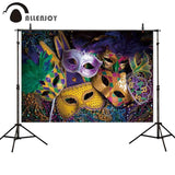 Allenjoy Masquerade Party Carnival Feather Background Photobooth Photo Studio Shoot