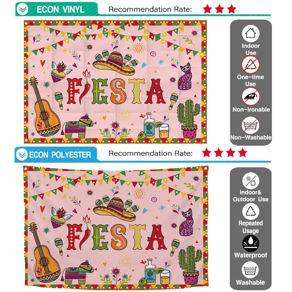 Allenjoy Mexican Fiesta Party Backdrop Mexico Colorful Flgs Cinco De Mayo - Allenjoystudio