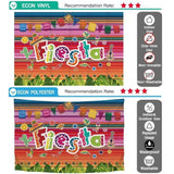 Allenjoy Mexican Party Backdrop Summer Colorful Flower Guitar Boy Birthday Background - Allenjoystudio