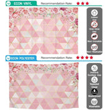 Allenjoy Mother's Day Diamand Floral Pink Backdrop - Allenjoystudio