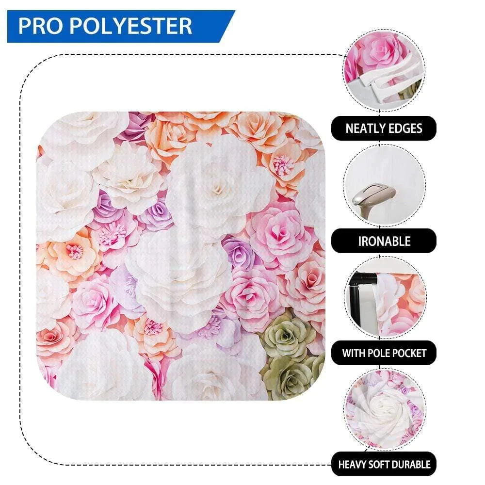 Allenjoy Mother's Day 3D Paper Flower Backdrop - Allenjoystudio