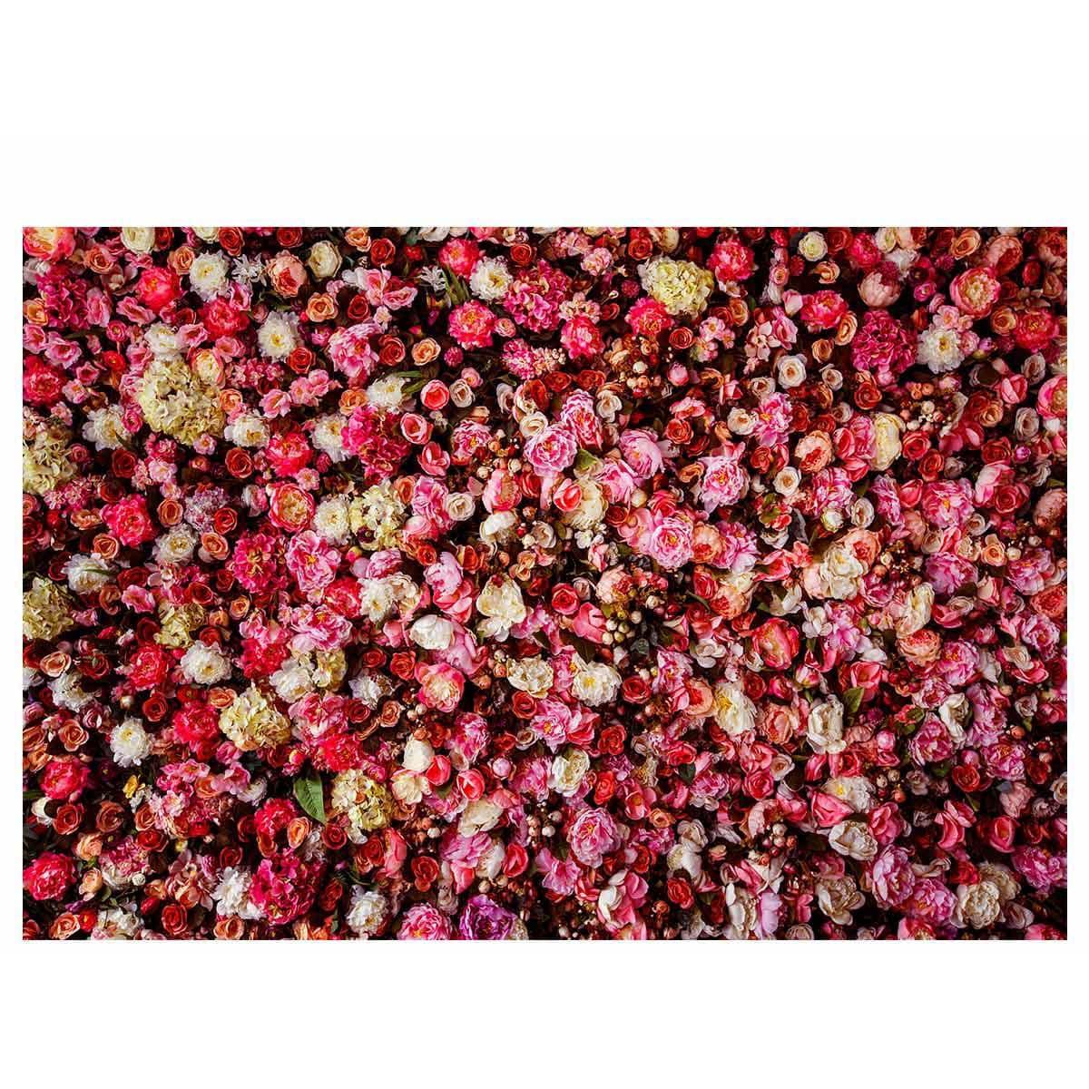 Allenjoy Naturism Girls Background Romantic Valentine Beautiful Rose Polyester Backdrop - Allenjoystudio