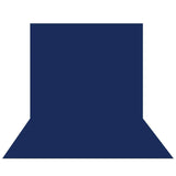 Allenjoy Navy Blue Solid Fabric Backdrop for Photography