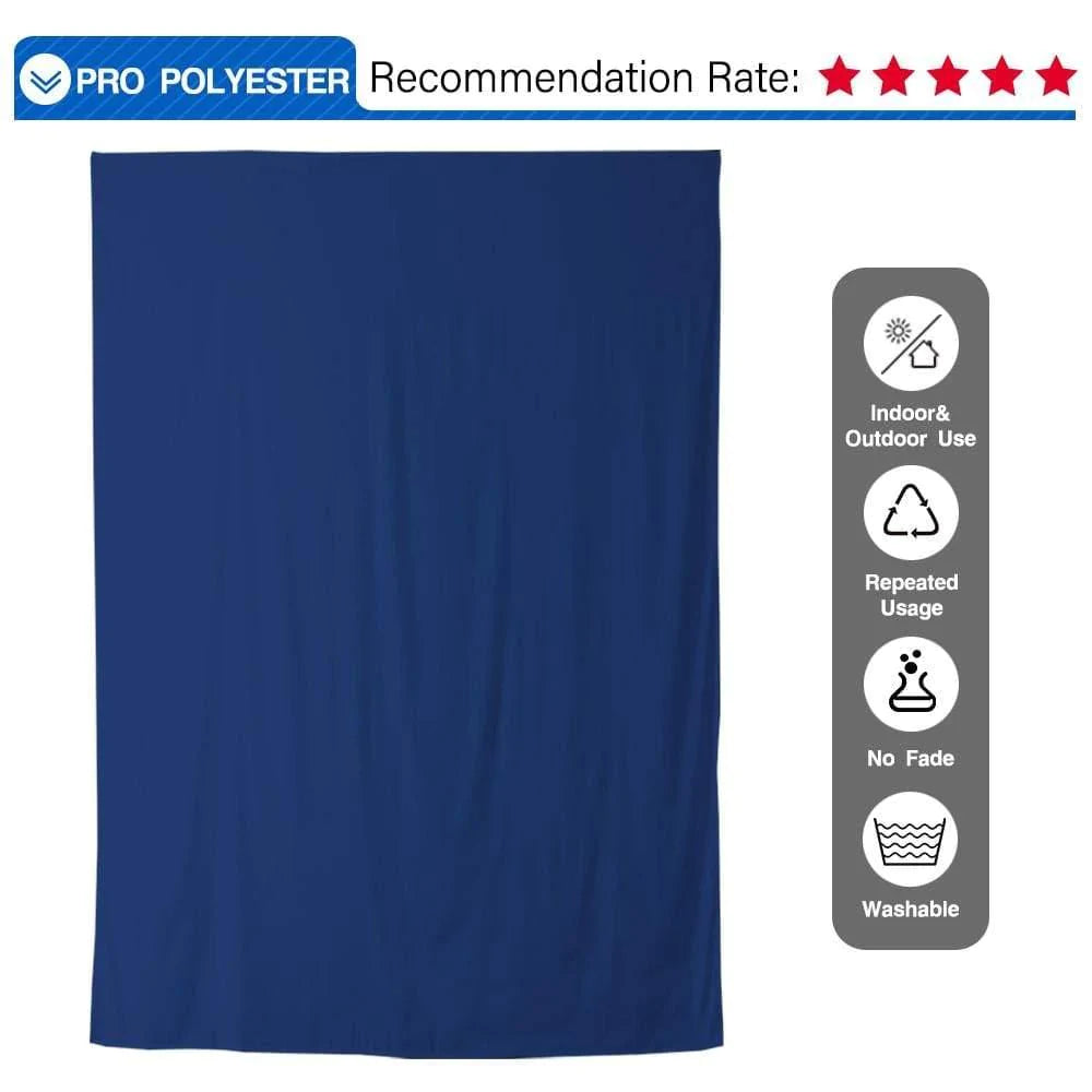 Allenjoy Navy Blue Solid Fabric Backdrop for Photography - Allenjoystudio