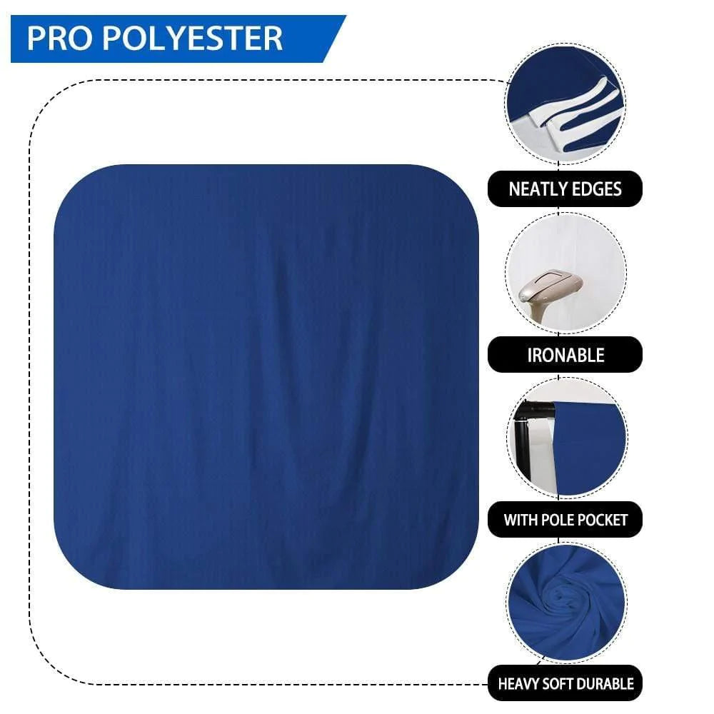 Allenjoy Navy Blue Solid Fabric Backdrop for Photography - Allenjoystudio