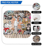 Allenjoy New Backdrop Cartoon Graffi Brick Wall Floor Cool for Children for Photostudio - Allenjoystudio