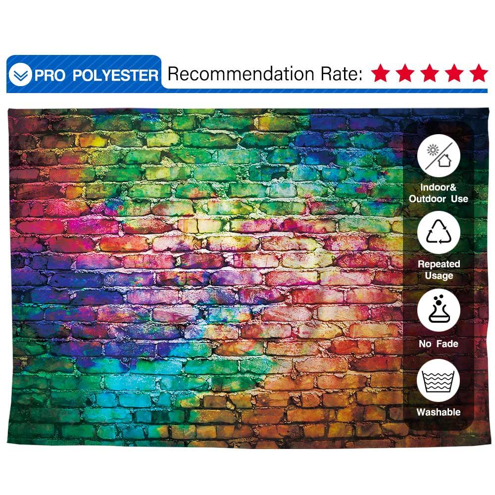 Allenjoy New Colorful Wooden Fashion Backdrop for Adult - Allenjoystudio