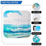 Allenjoy Oil Painting Sea Wave Blue Sky Backdrop - Allenjoystudio